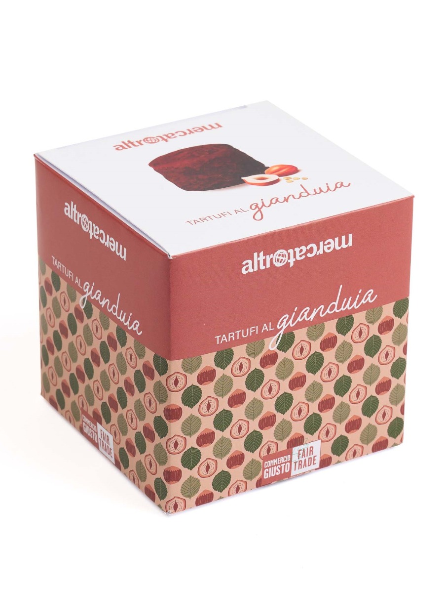 Tartufi al cioccolato gianduia Altromercato