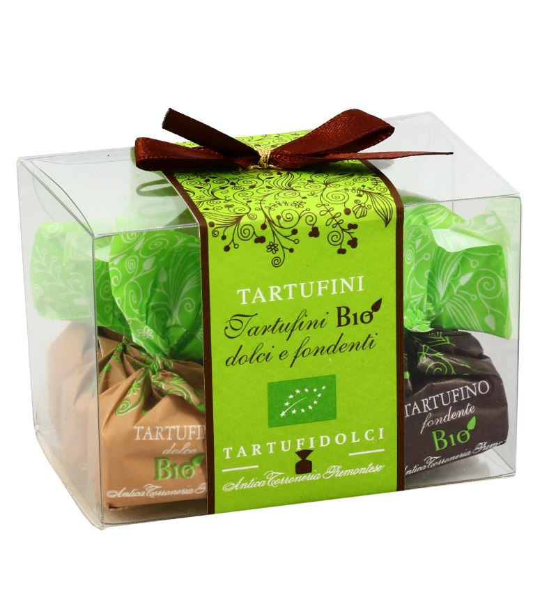 Tartufini biologici assortiti in confezione regalo