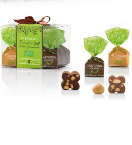 Tartufini biologici assortiti in confezione regalo