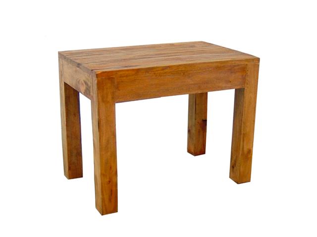 Tavolino in legno riciclato semplice