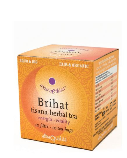 Tisana Brihat energetica in maniera naturale, senza zucchero