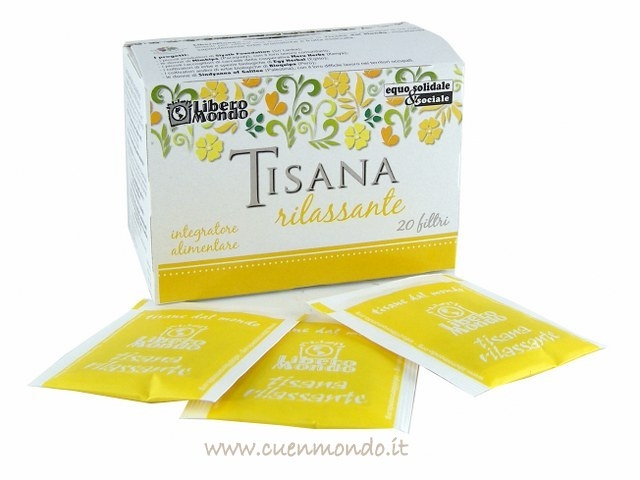 Tisana rilassante equosolidale Libero Mondo