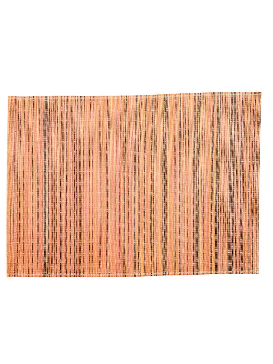 Tovaglietta americana in bamboo e cotone Arancio