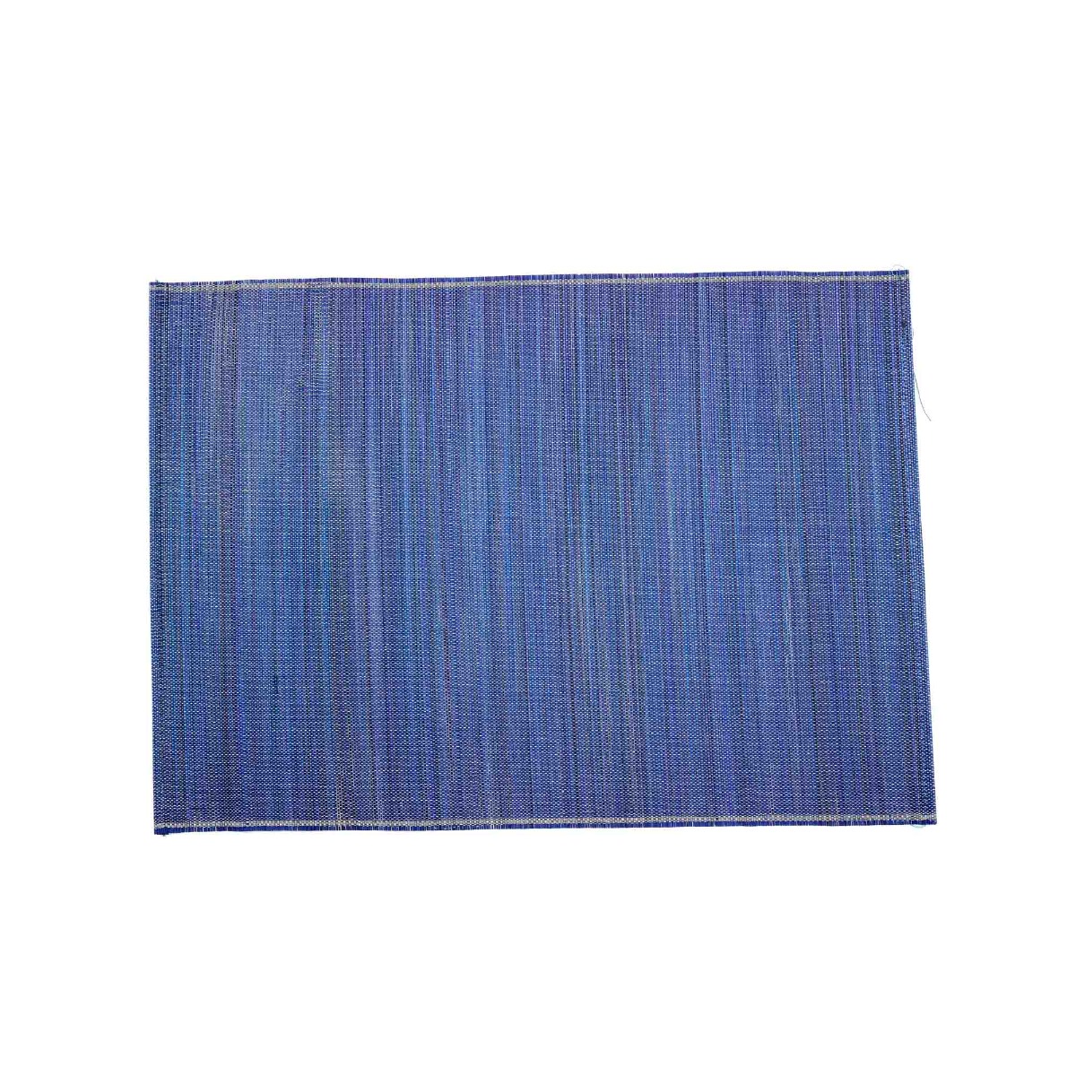 Tovaglietta per colazione in bamboo e cotone Blu