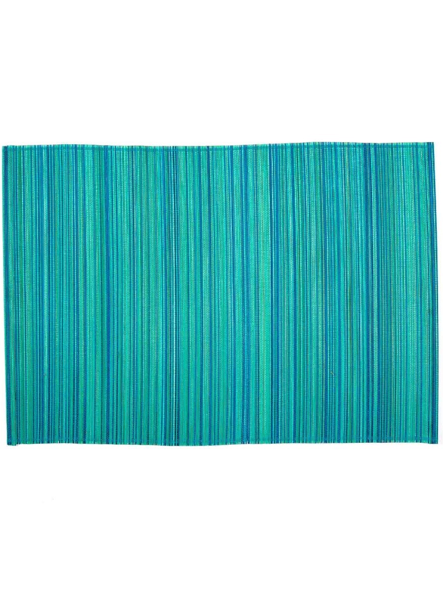 Tovaglietta da colazione in bamboo e cotone Verde ottanio