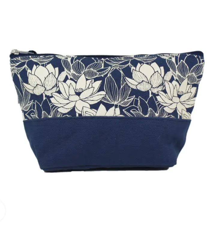 Trousse grande in cotone Water Lily