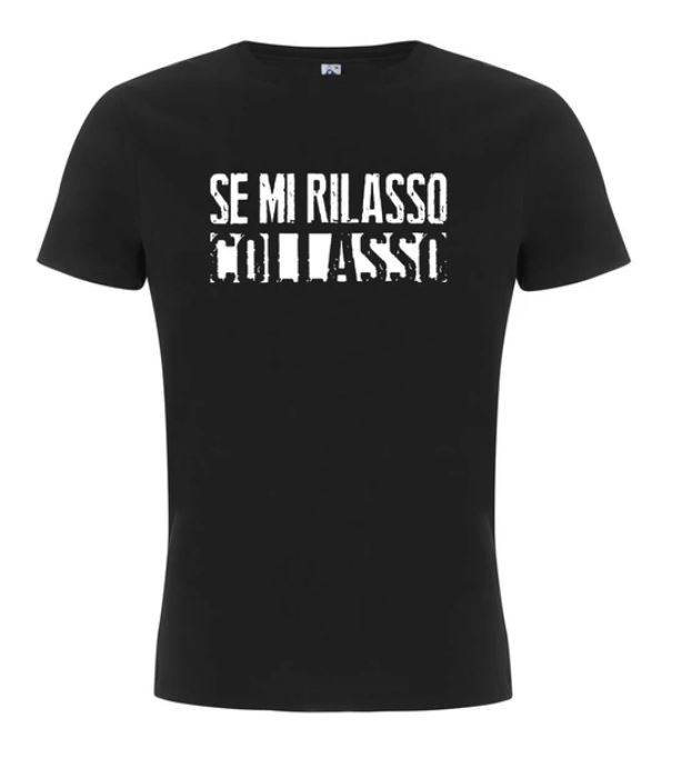Tshirt Beppeanna Bandabardò Se mi rilasso collasso