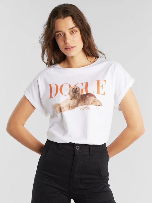 T-shirt cotone organico Visby DOGUE donna