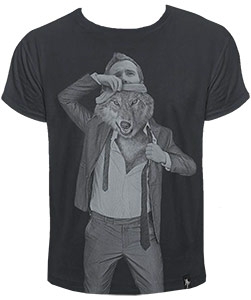 T-shirt WOLF inside - cotone BIO - unisex - Dirty Velvet