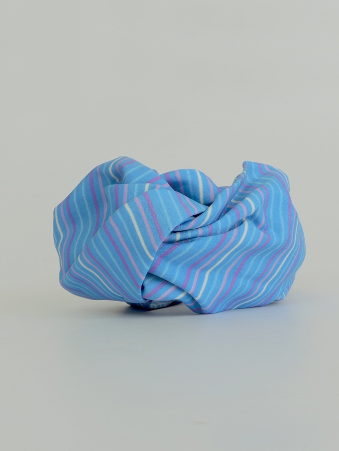 Turbante in sari riciclato - esempio di colore