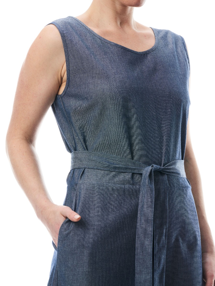 Tuta in cotone denim Federica