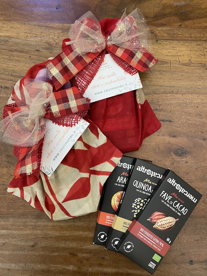 Un sacchetto di felicità - sacchetto regalo con cioccolato Mascao