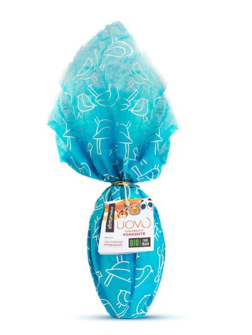 Uovo di Pasqua fondente Altromercato con sorpresa 200gr