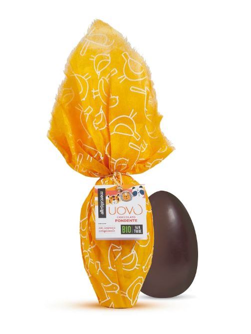 Uovo di Pasqua fondente Altromercato con sorpresa 200gr