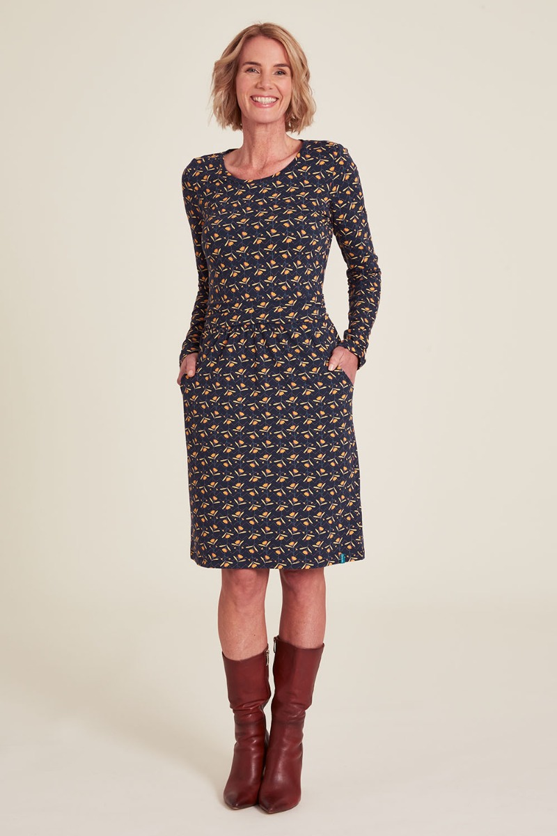 Vestito invernale donna Garland Blu arancio
