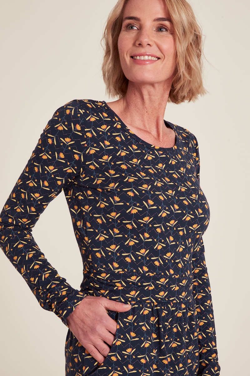 Vestito invernale donna Garland Blu arancio