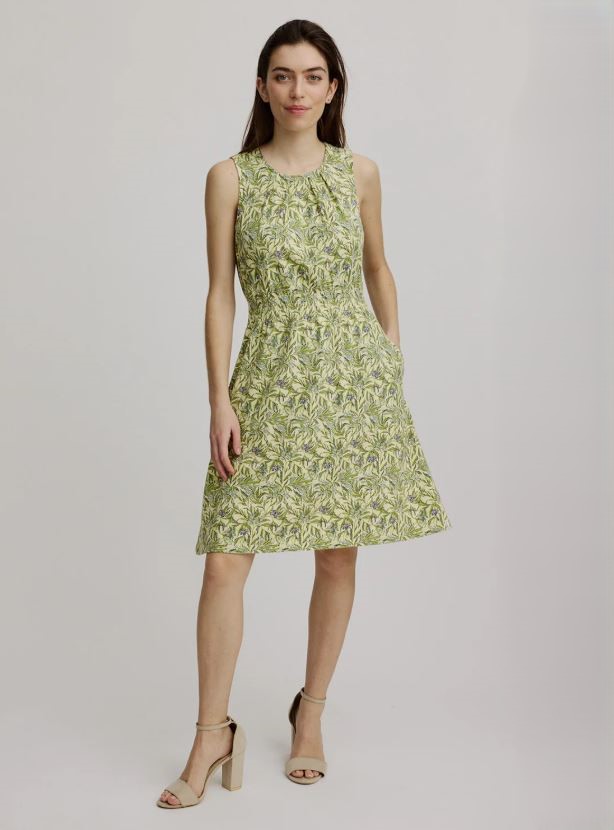 Vestito estivo in jersey cotone Summer Leaf
