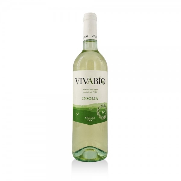 Vino bianco Insolia Vivabio biologico 75ml