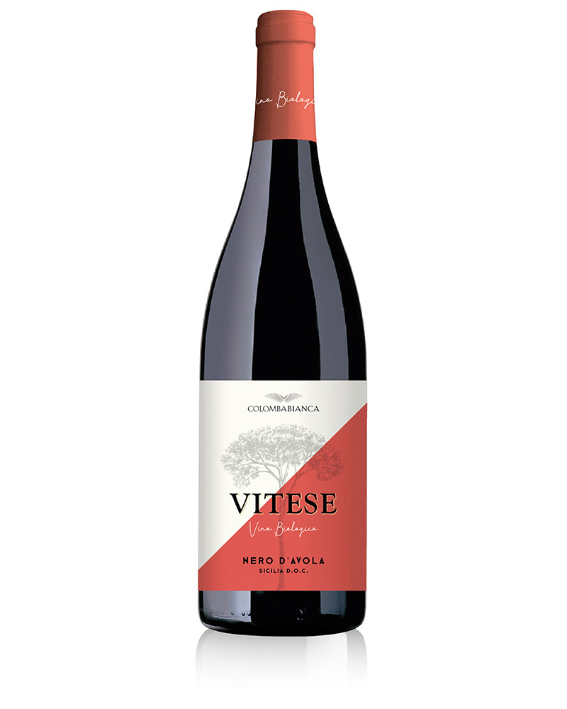 Vino Vitese Colomba bianca Nero d'avola, dalla Sicilia.