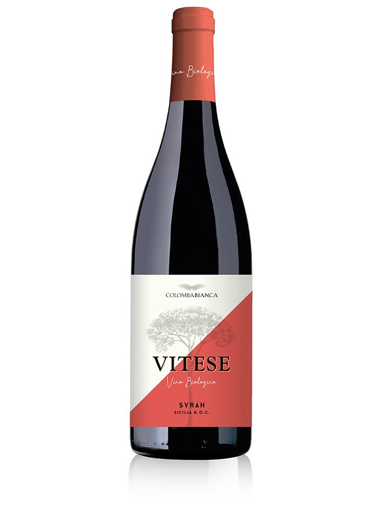 Vino Vitese Colomba bianca Syrah, dalla Sicilia.