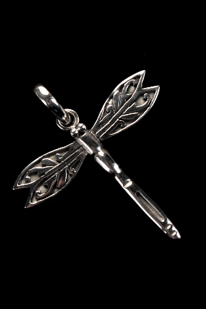 Ciondolo Libellula in Argento 32mm