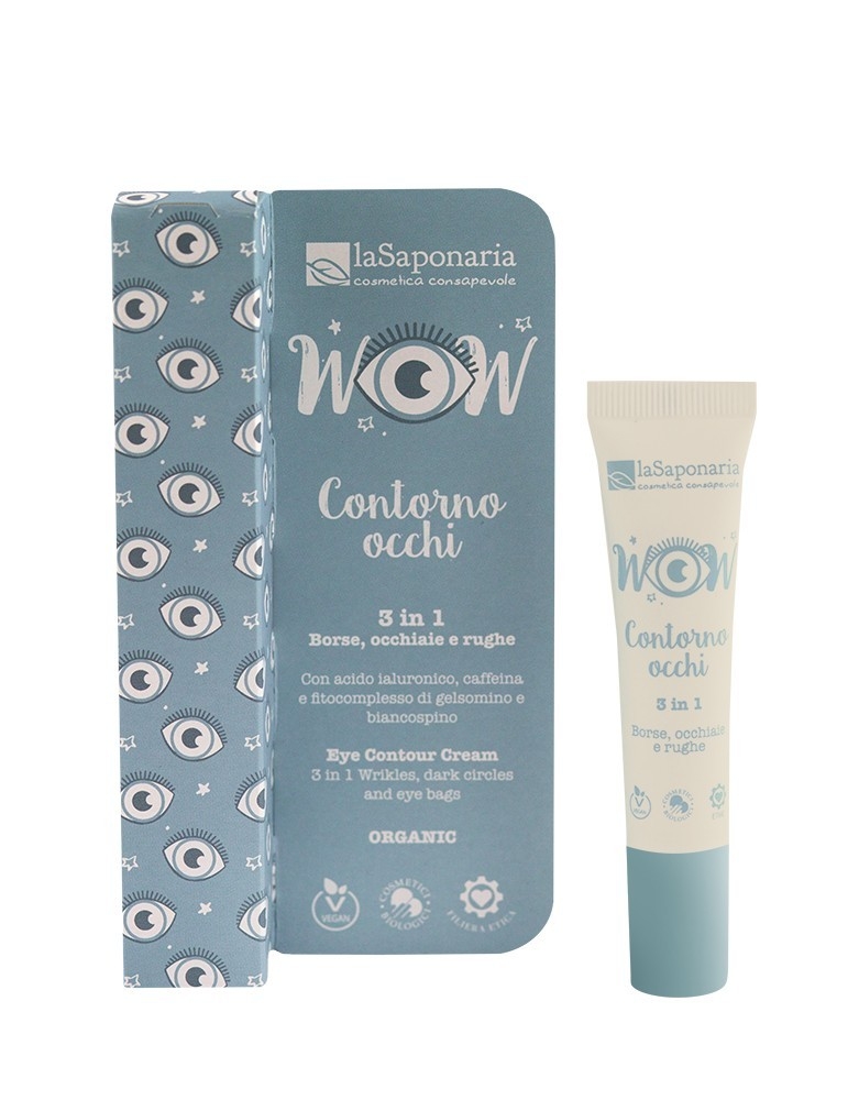 Crema controno occhi 3 in 1 effetto WOW in 14 giorni - La Saponaria