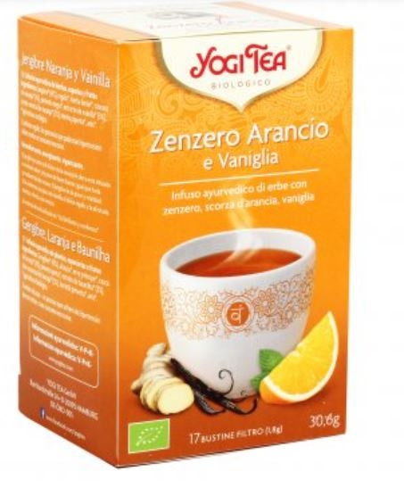 Tisana YOGI TEA® Zenzero arancia e vaniglia BIO 17 bustine