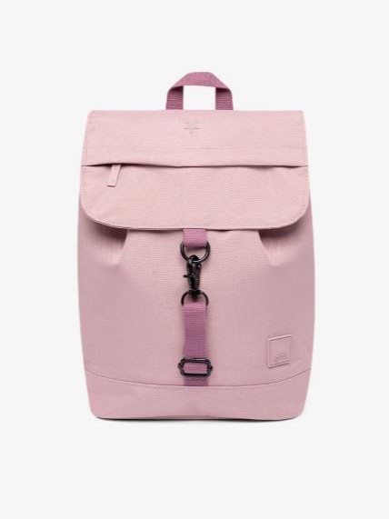 Zainetto donna in tessuto ecofriendly impermeabile Rosa mauve Lefrik