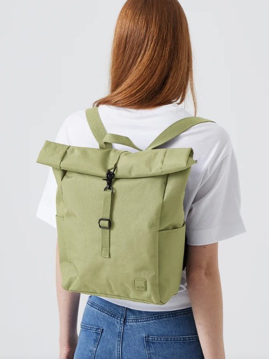 Zaino Lefrik ROLL MINI in tessuto sostenibile Cedar