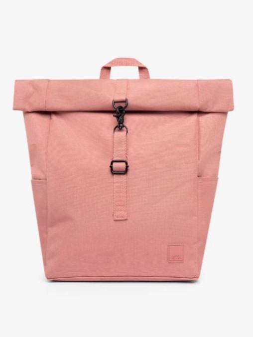 Zainetto rosa ROLL MINI in tessuto eco friendly - Lefrik