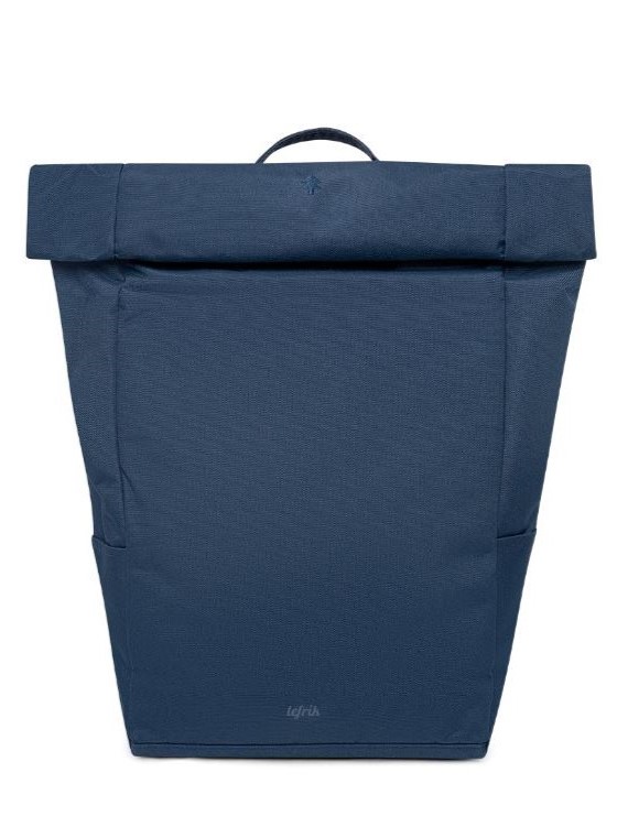Zaino porta pc grande Roll Blue Lefrik in tessuto impermeabile riciclato.