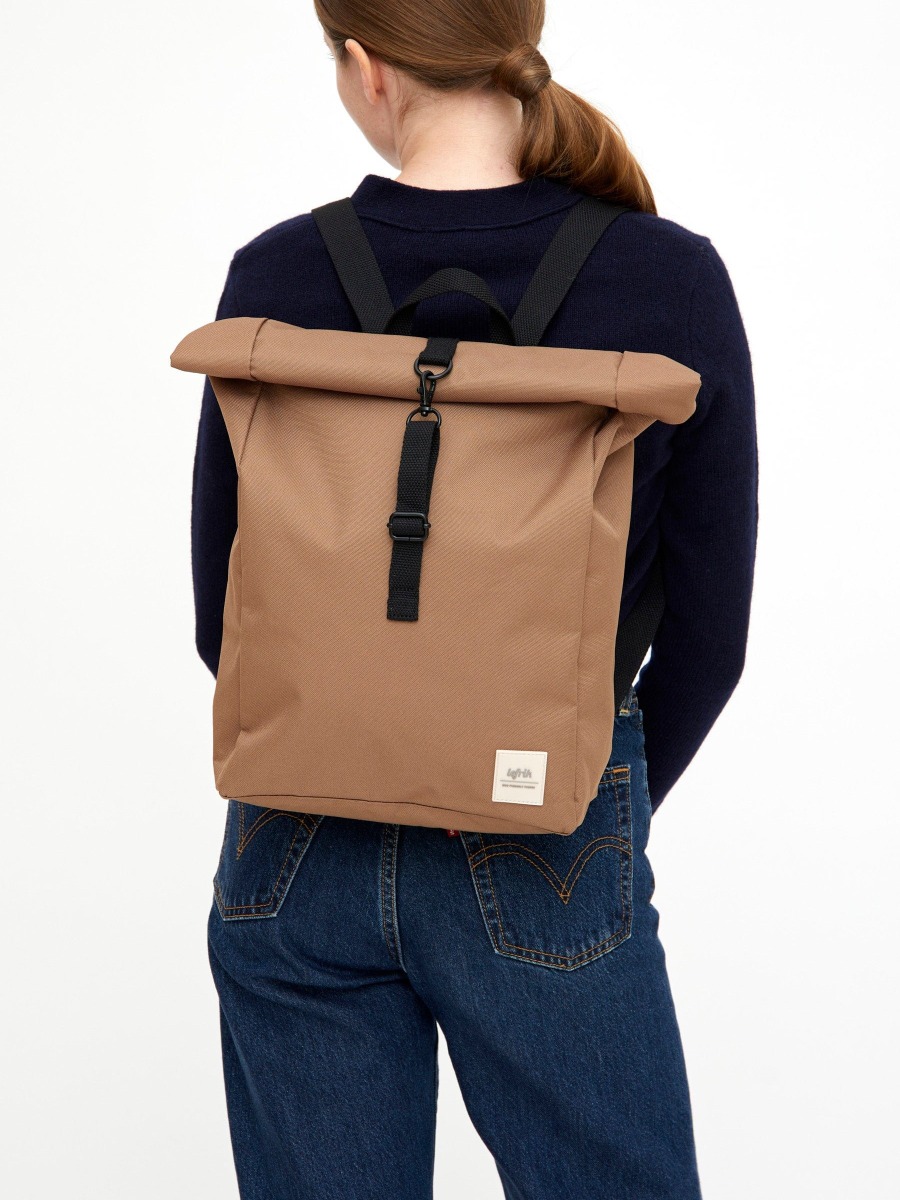Zaino sostenibile Lefrik ROLL MINI Camel