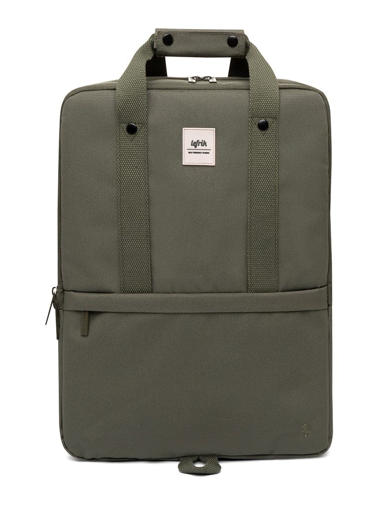Zaino borsa Daily in tessuto eco friendly Olive Lefrik