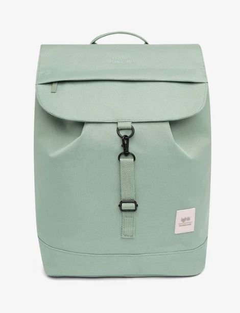 Zaino ecofriendly capiente Scout Verde sage Lefrik con patta e chiusura con moschettone