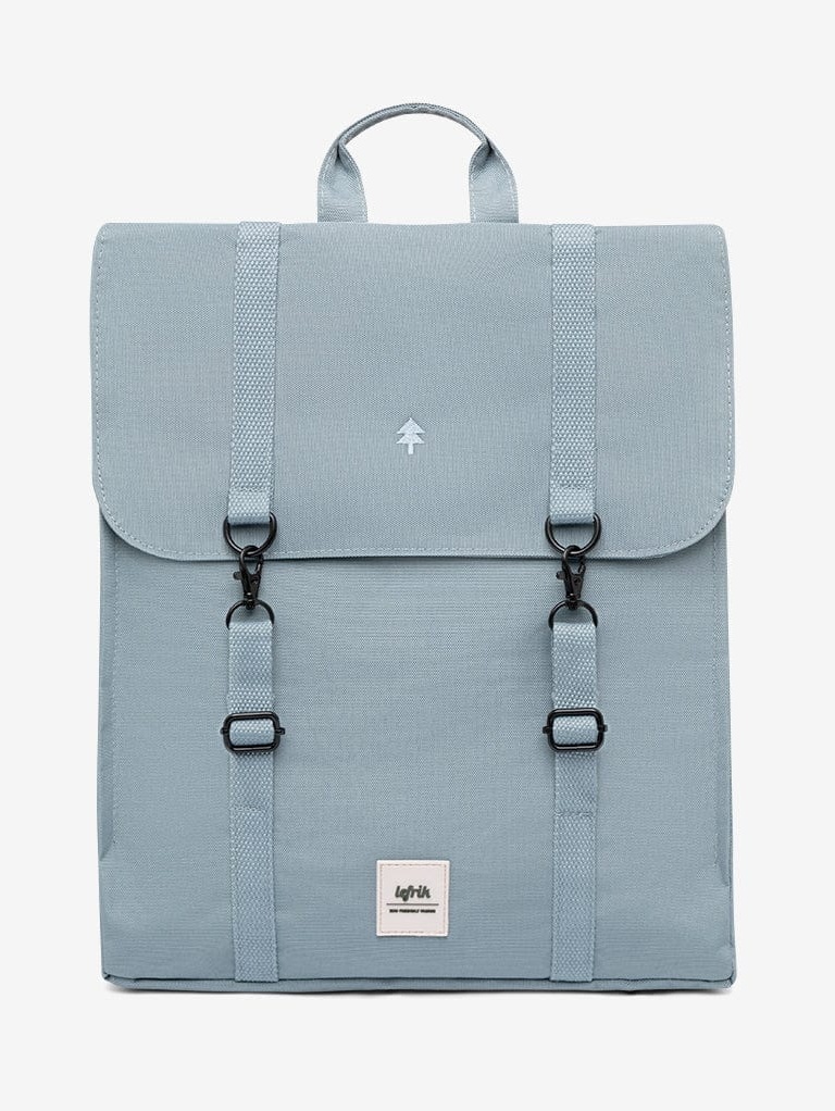 Zaino HANDY metal hook in tessuto eco friendly Stone blue