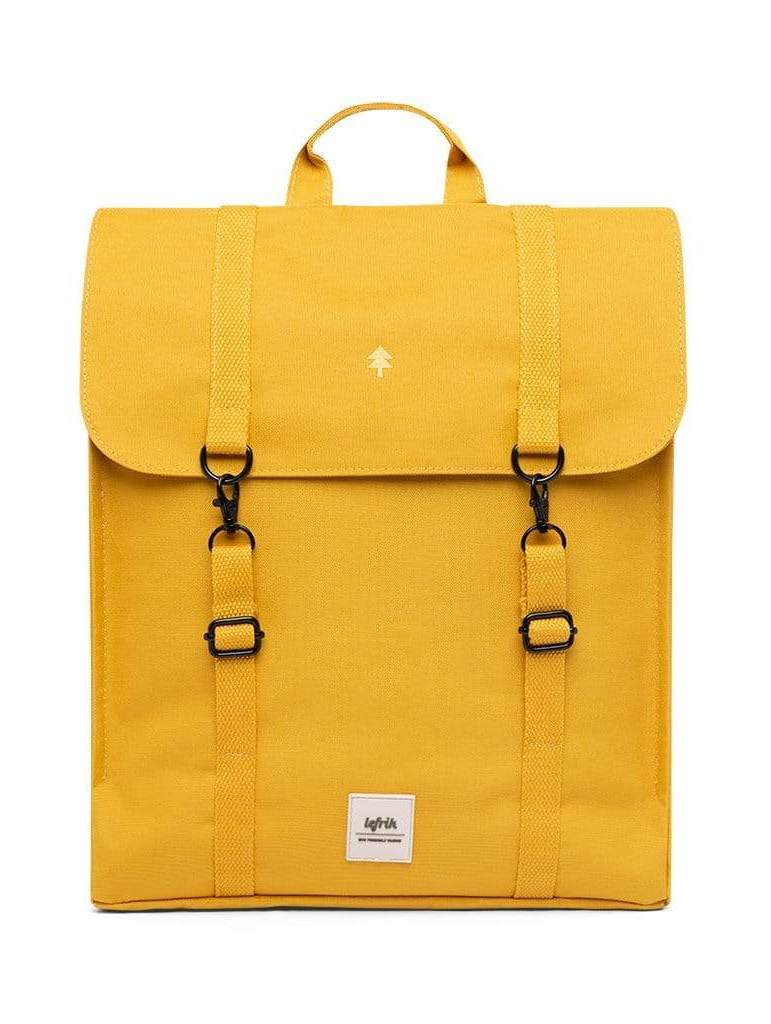 Zaino HANDY metal hook in tessuto eco friendly Giallo