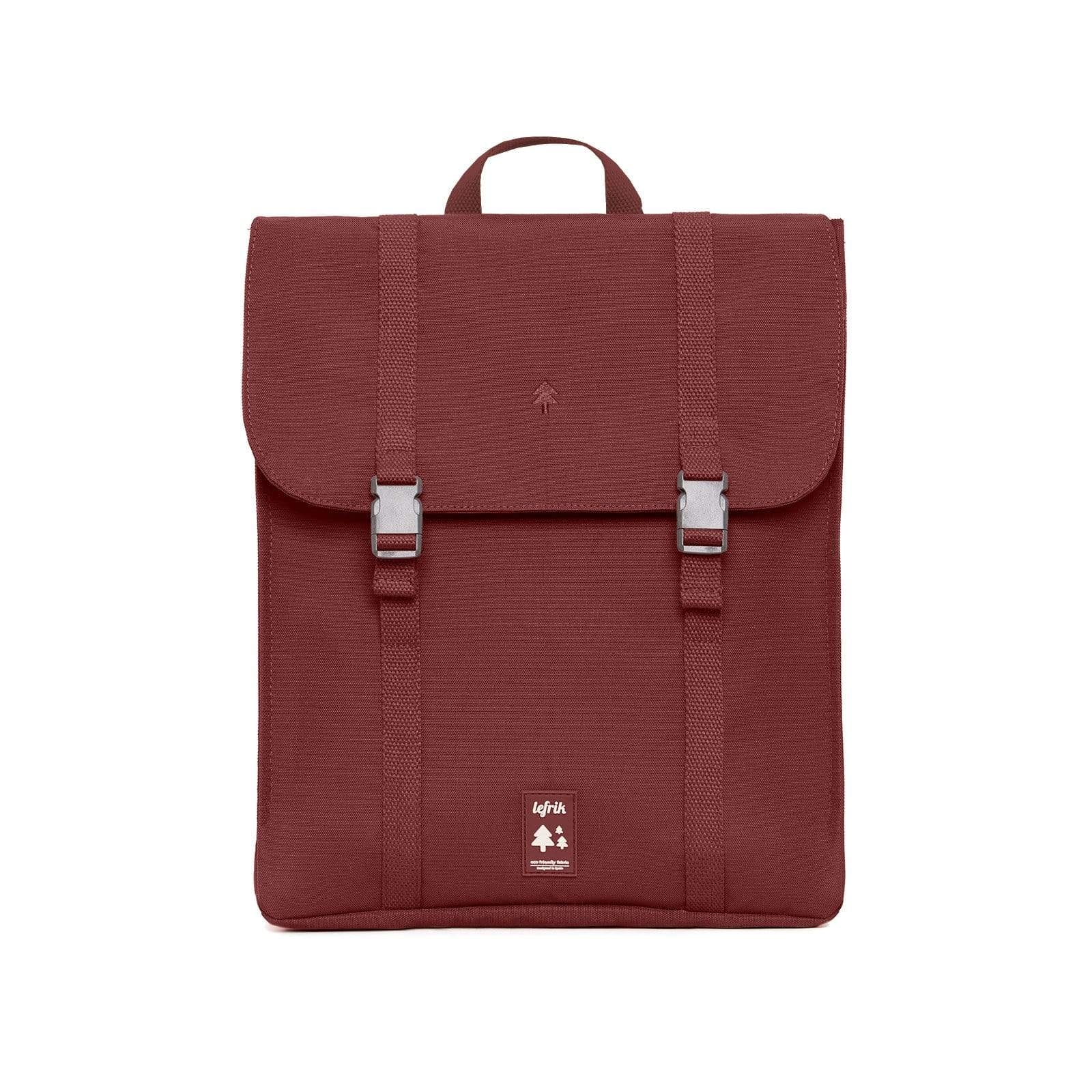 Zaino HANDY in tessuto eco friendly Granata - Lefrik