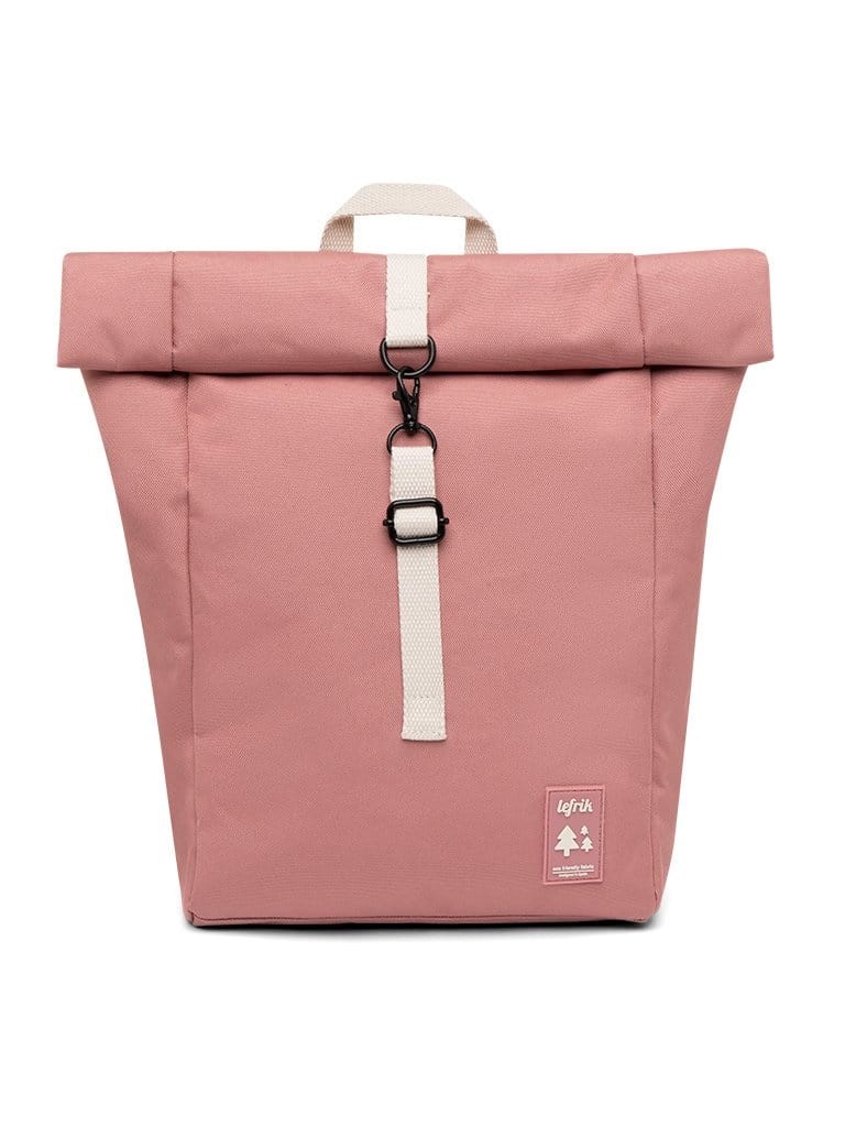 Zainetto rosa ROLL MINI in tessuto eco friendly - Lefrik