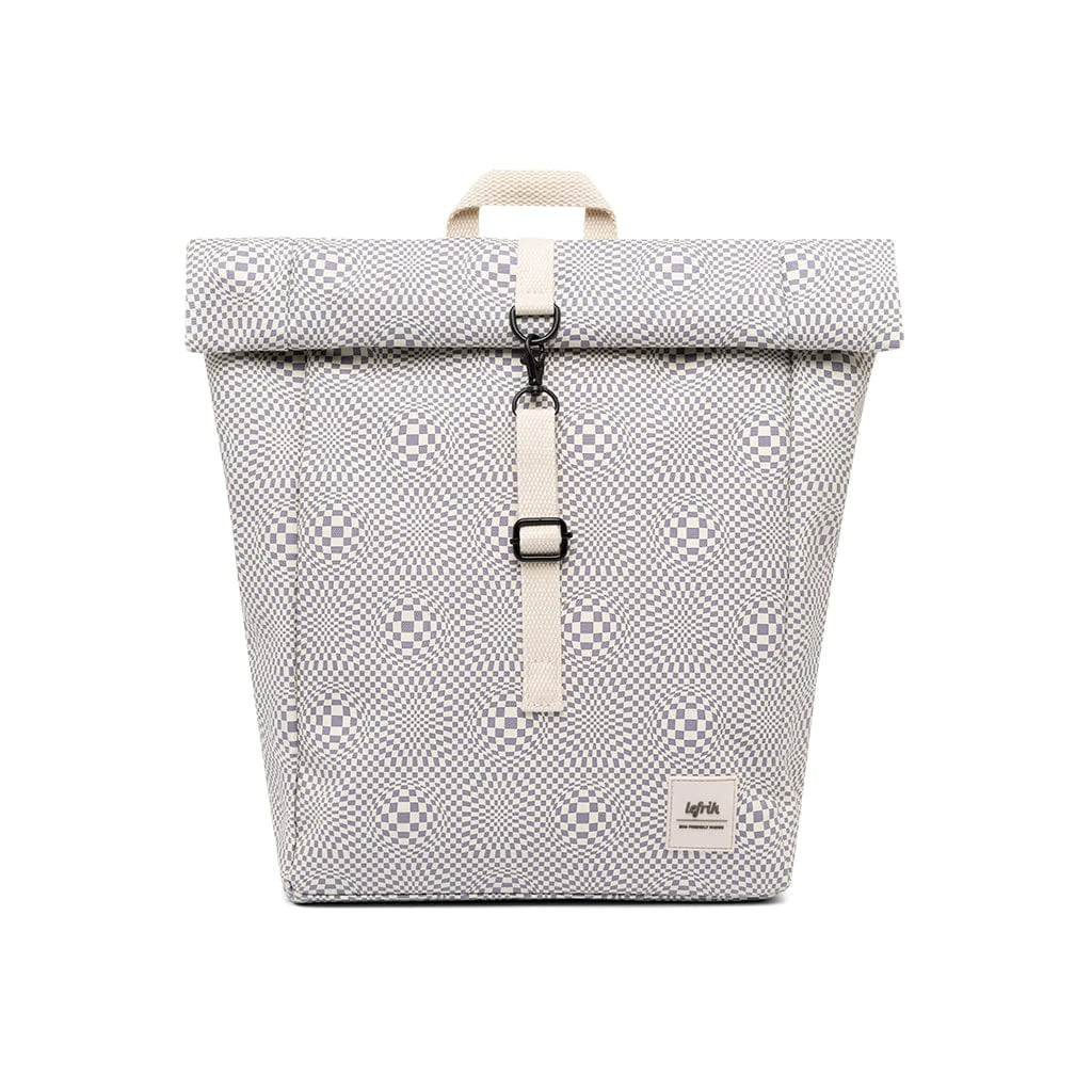 Zaino ROLL MINI in tessuto eco friendly Optical - Lefrik