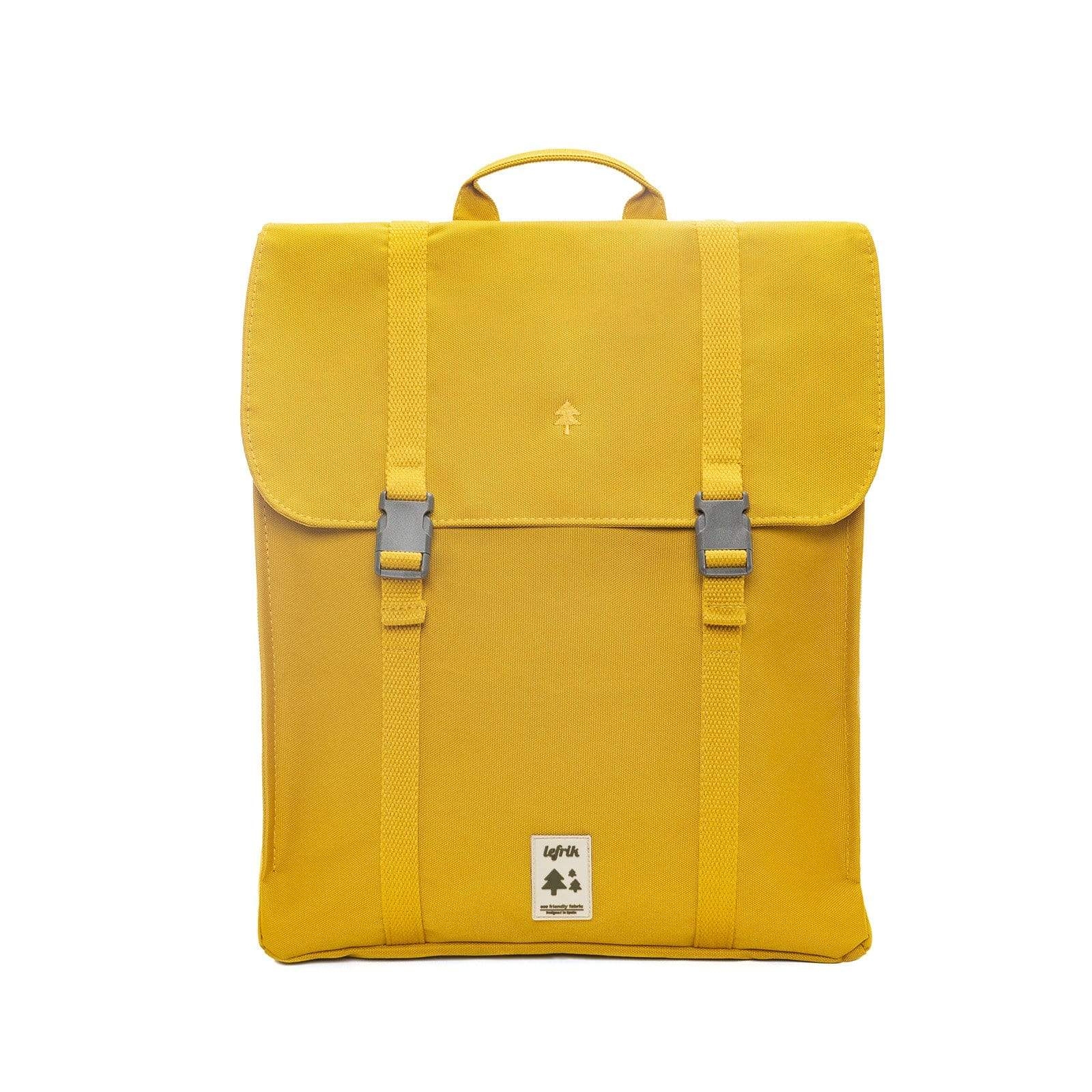 Zaino HANDY in tessuto eco friendly Giallo - Lefrik