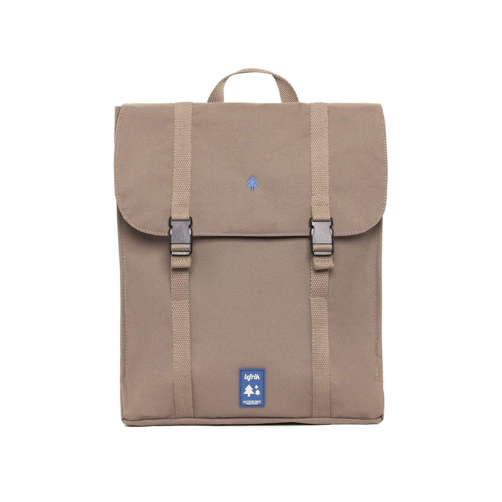 Zaino HANDY in tessuto eco friendly Tortora - Lefrik