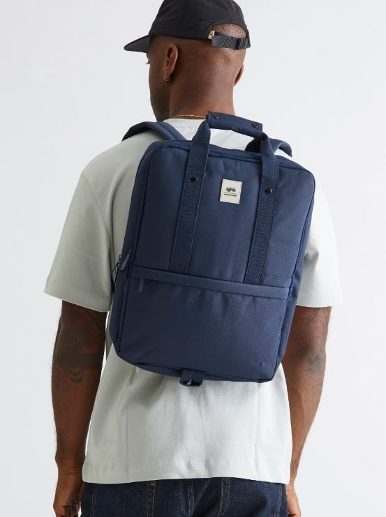 Borsa Zaino porta PC Lefrik Daily in tessuto sostenibile Navy blue