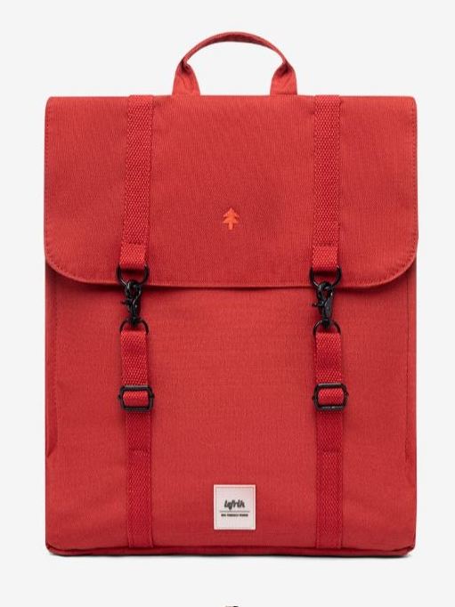 Zaino Lefrik HANDY in tessuto sostenibile Rosso