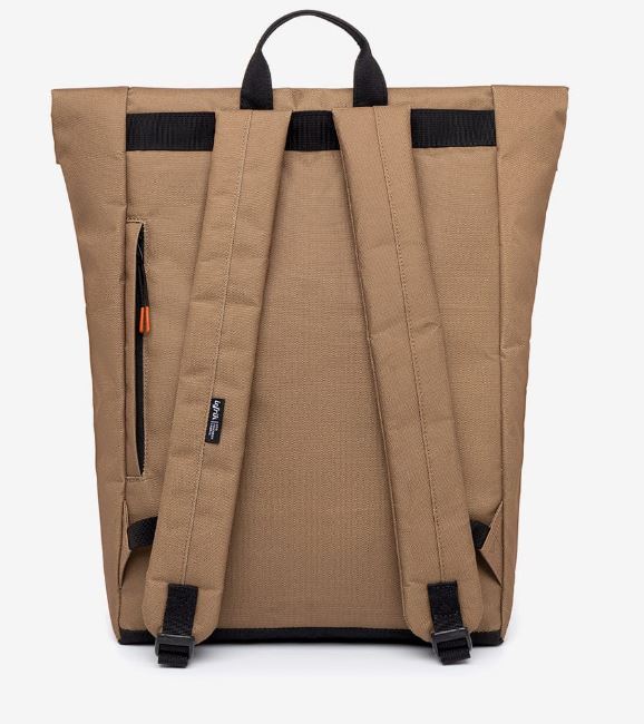 Zaino Lefrik porta pc ROLL IN sostenibile Camel