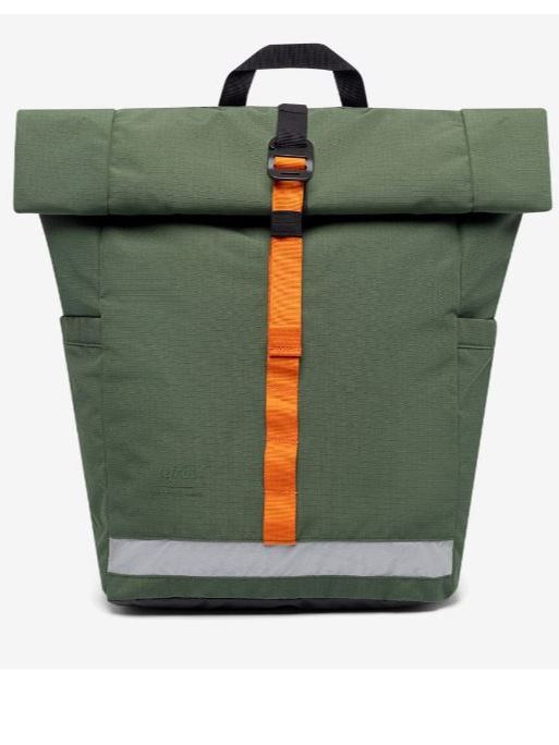 Zaino Lefrik LARS ROLL sostenibile impermeabile Verde