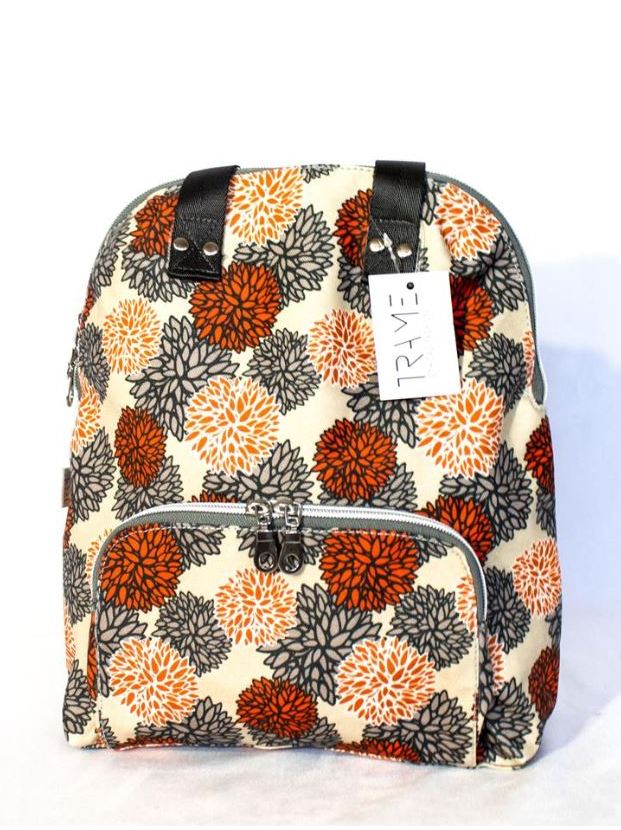Zaino in tessuto impermeabile piccolo fiori - Marigold