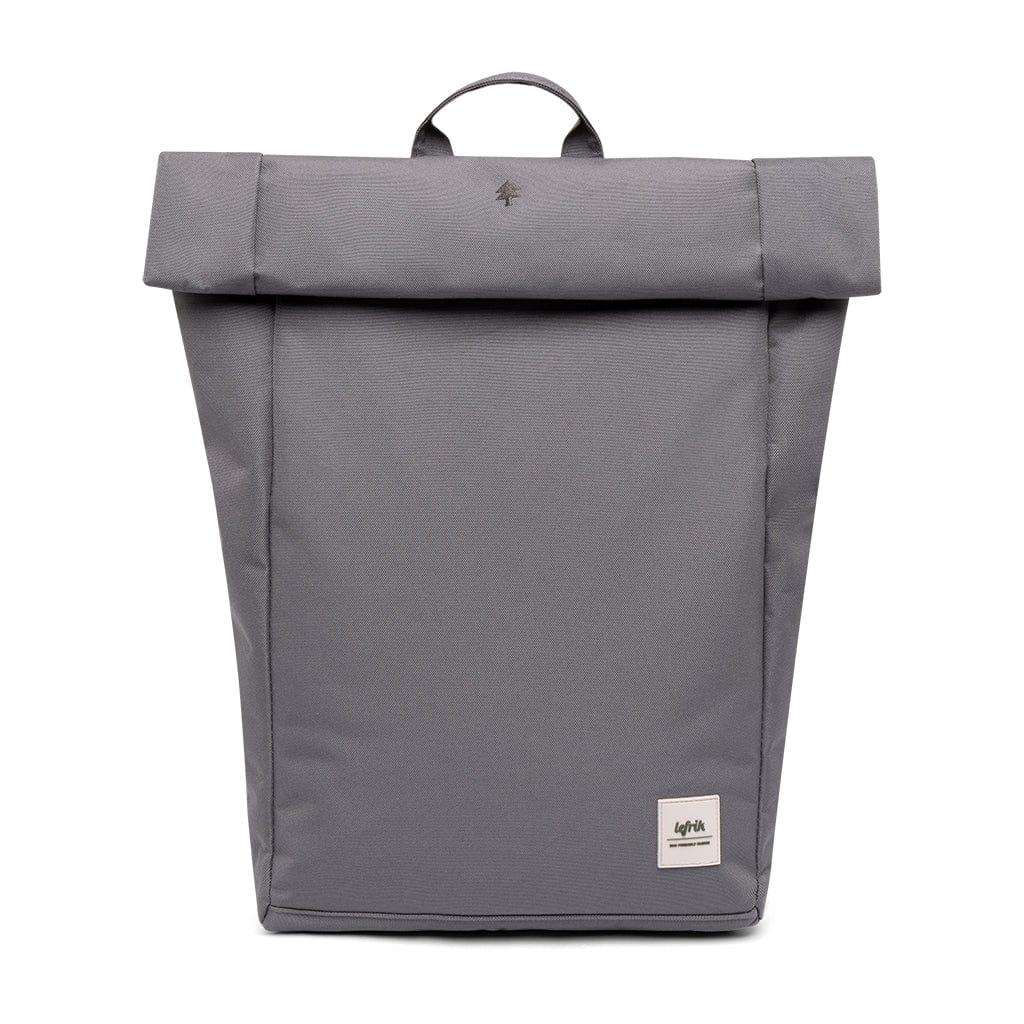 Zaino ROLL in tessuto eco friendly Grigio