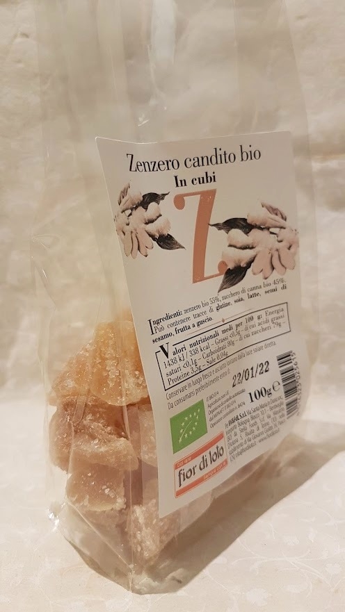Zenzero candito bio