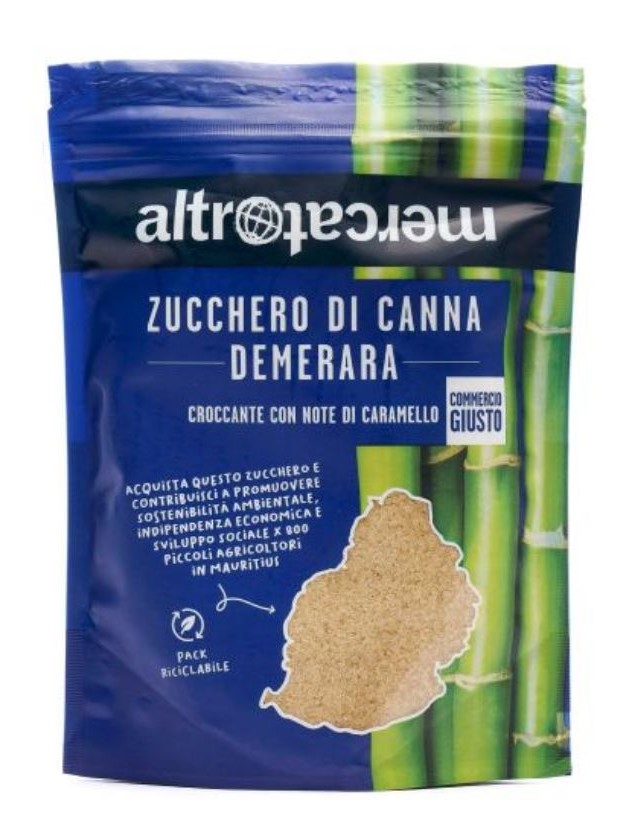 Zucchero di canna grezzo, Demerara Altromercato
