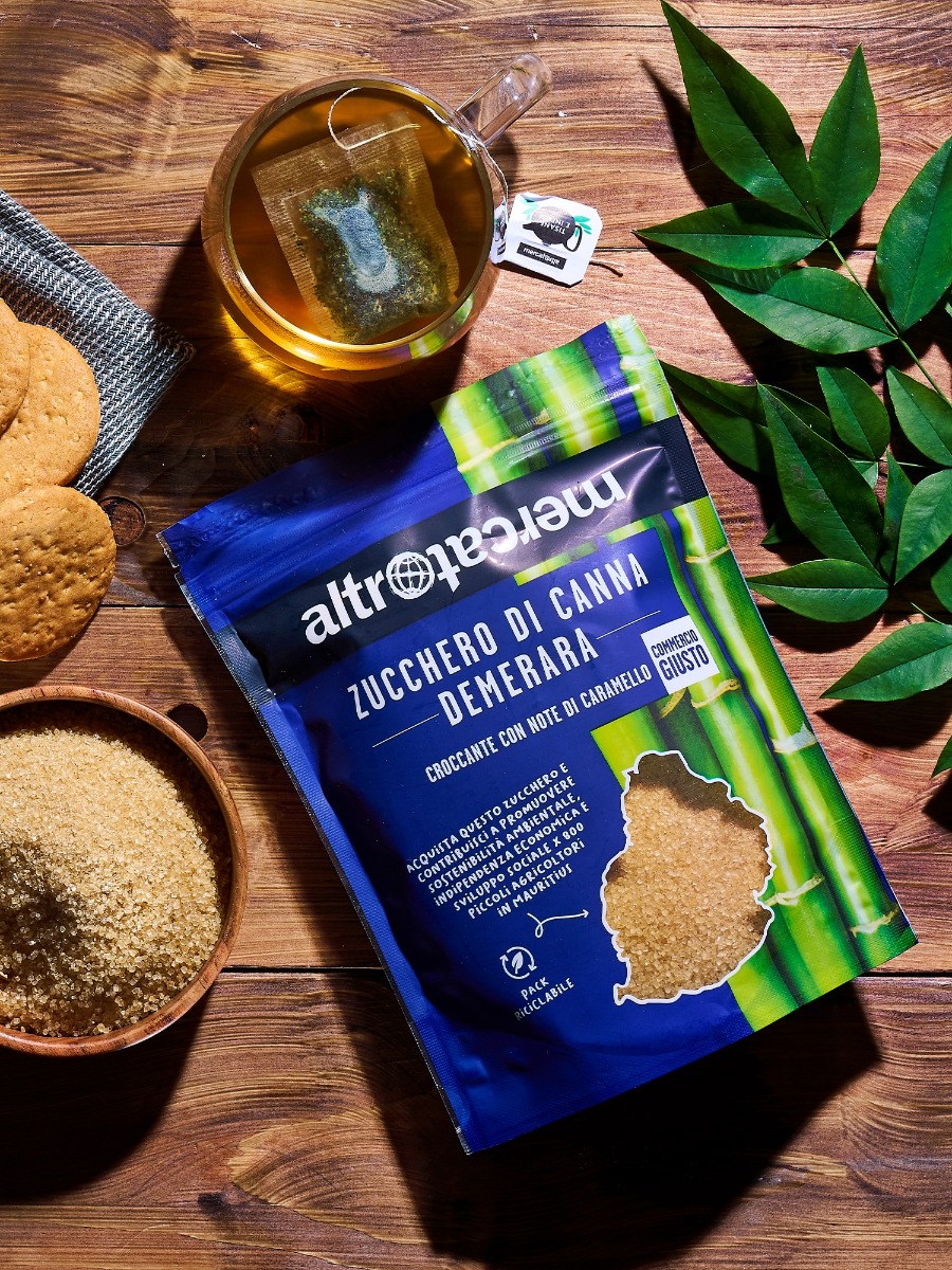 Zucchero di canna grezzo, Demerara Altromercato